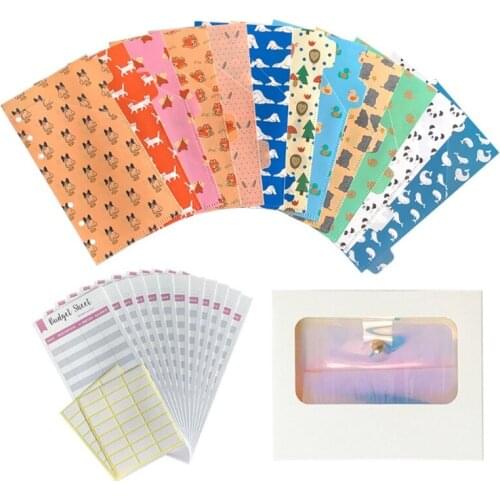 12 Pack Money Envelopes for Cash Reusable Budget Envelopes for Budgeting Cute Dave Cash Envelope System Wallet