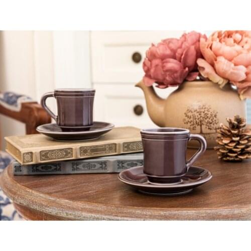 Beaute Plum Coffee Cup Set