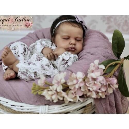 20Inch Reborn Doll Kit Loulou Limited Edition likfelike soft touch frech color kit