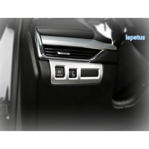 Head Lights Headlamp Lamp Switch Button Decoration Frame Cover Trim Fit For Cadillac XT4 2019 2020 2021 ABS Carbon Fiber Look