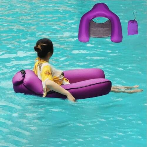 Premium Inflatable Water Hammock Summert Swimming Pool Party Float Chair Drifting Buoyancy Floats Relaxing Lounger 100x80x20cm