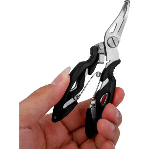 Stainless Steel Fishing Pliers Braid Cutters Hook Remover Fish Holder Gripper Multifunctional Fishing Tools