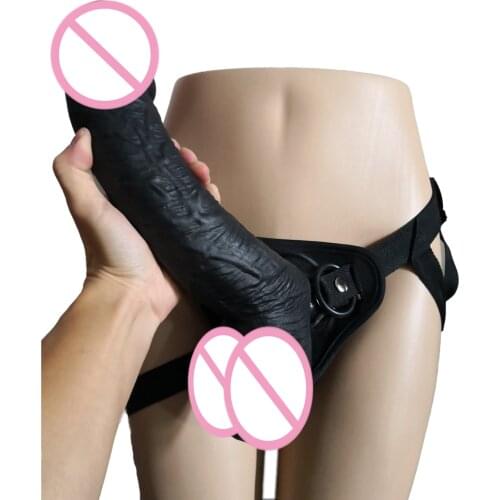 HOWOSEX 6CM super thick huge dildo realistic big penis suction cup strapon dildo strap on Soft penis pants harness dick sex toys