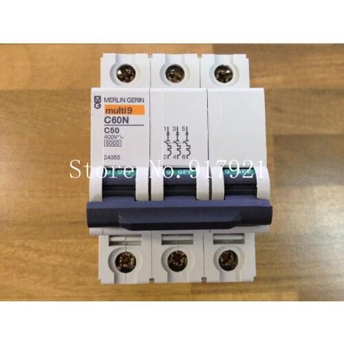 [ZOB] original original C60N C50A 3P50A air circuit breaker pole switch 24355 --5pcs/lot