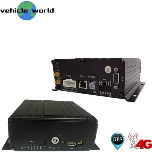 1.0MP AHD 720P 4Ch School Bus Trailer Truck Taxi Car HDD SD Card GPS 3G 4G Mobile DVR