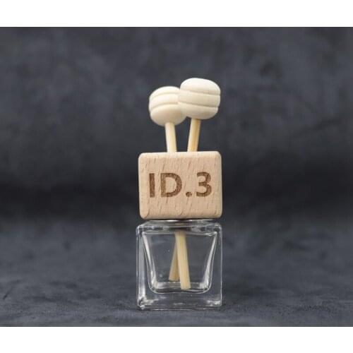 1Set Log glass perfume bottle indoor air outlet clamp car accessories for VW Volkswagen ID3 ID.3