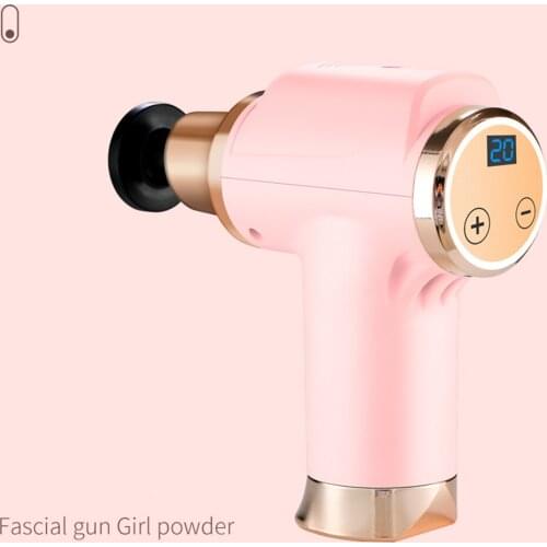 20 Speeds Mini Massage Gun Deep Tissue Percussion Muscle Massager Pain Relief Fascia Gun Portable Women Electric Body Massager