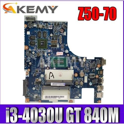 ACLUA/ACLUB NM-A273 For lenovo Z50-70 G50-70M laptop motherboard FRU: 5B20G45477 CPU i3-4030U GPU: GT 840M/GT820M