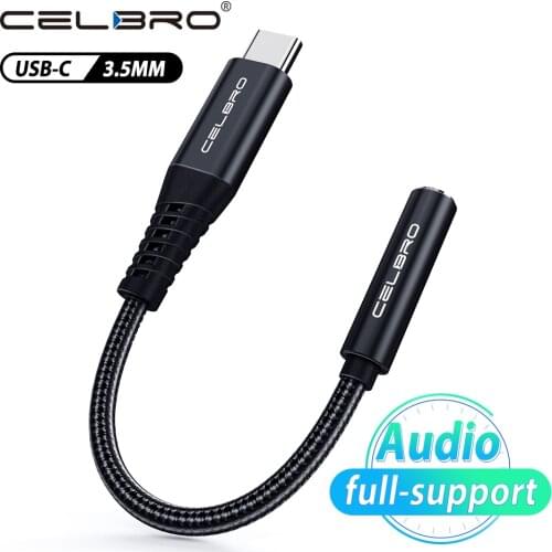 Usb Type C To 3.5mm Aux Adapter Headphone Adapter Usb-C Jack Audio Cable for Oneplus 8t 8 Samsung S20 Plus Ultra Google Pixel 5