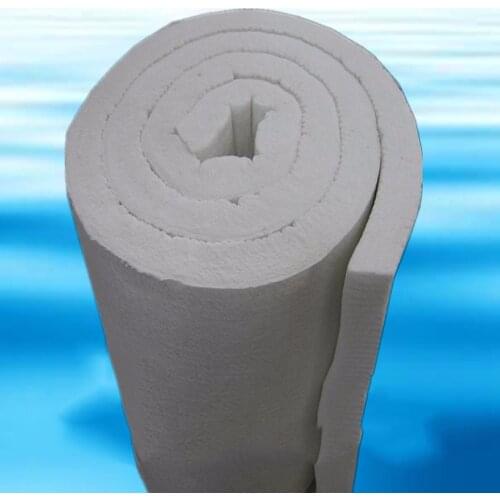 Aluminium Silicaat Anti refractory fiber Ceramic blanket aluminum silicate needled blanket insulation Industrie DIY 24"x78"x0.4"