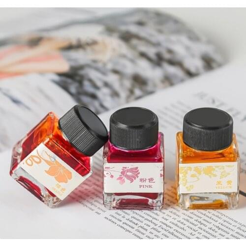 25ml Bottled Smooth Writing Fountain Pen Ink Refill School Student Stationery 53CC