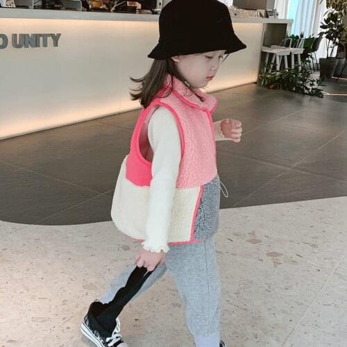 2021 Kids Vest for Girls Waistcoat Toddler Girl Vest Infant Winter Warm Waistcoat Autumn Sleeveless Jacket Children Outwear J221