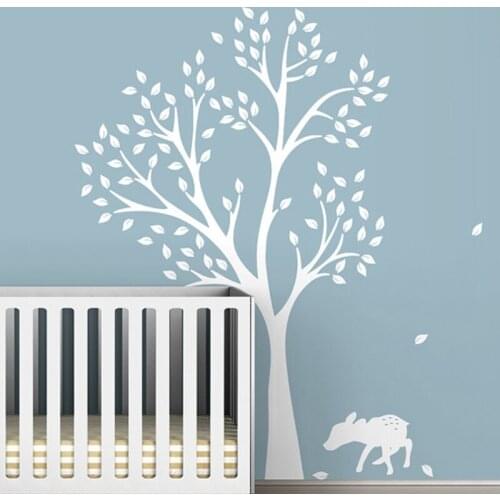 Duknow White Wall Stickers