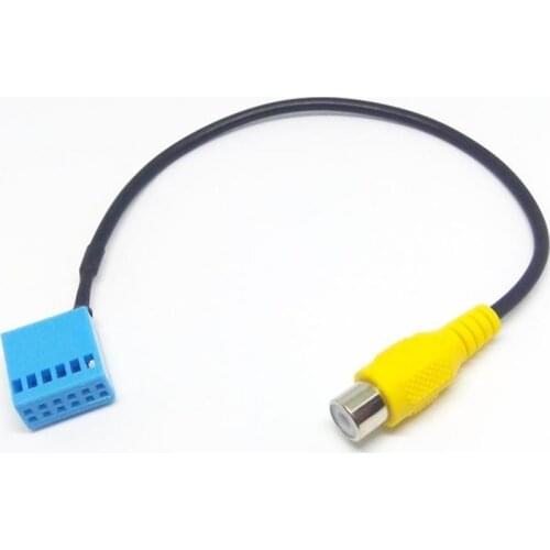 Car Rear View Camera Adapter Cable Video Connection for Skoda Volkswagen PQ MIB RCA Line