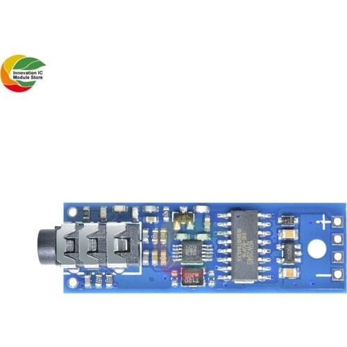 Ziqqucu DC 3V-6V 35MA Stereo FM Transmitter Module Board Phase-locked Loop Digital Wireless Radio MCU