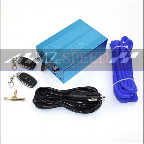 Exhaust Control Valve Set Cutout 51mm 63mm 3"76mm Pipe Close Style With Vacuum Actuator with Wireless Remote Controller Set