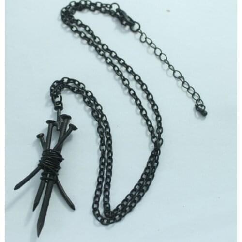 Mens Personality Handmade Jewelry Necklace Goth Oddities Witchy Gothic Pendant