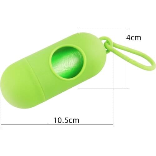 Puppy Dog Poop Scooper Bags Dispenser Garbage Bag Set Poop Collector Holder Portable Pet Dog Pooper Scooper Pets Supplies