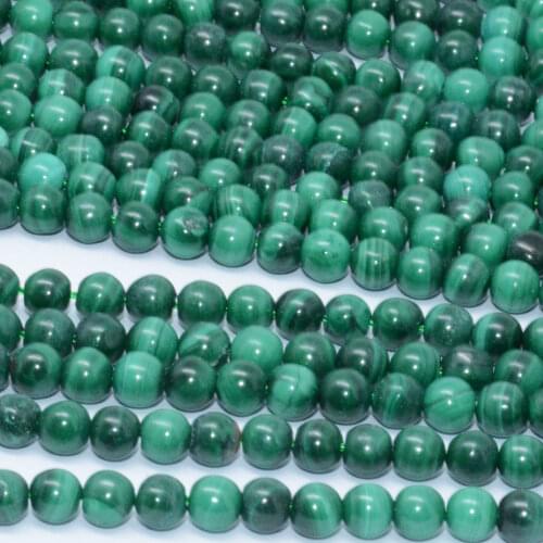 Natural Malachite Loose Round Beads 3mm