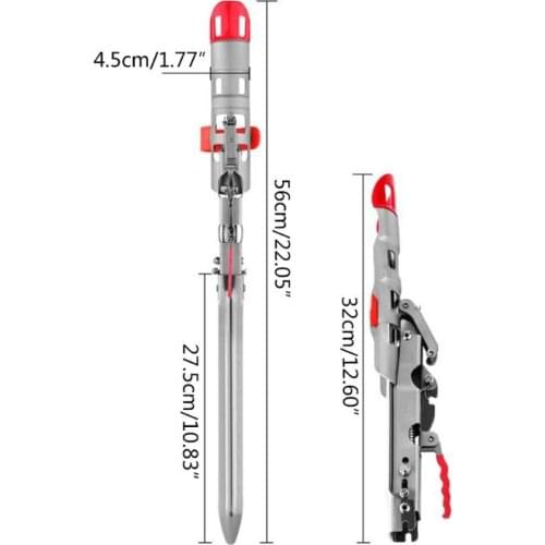 Stainless Steel Rod Stand - Rod Holder for Bank Fishing Automatic Spring Fishing X3UA