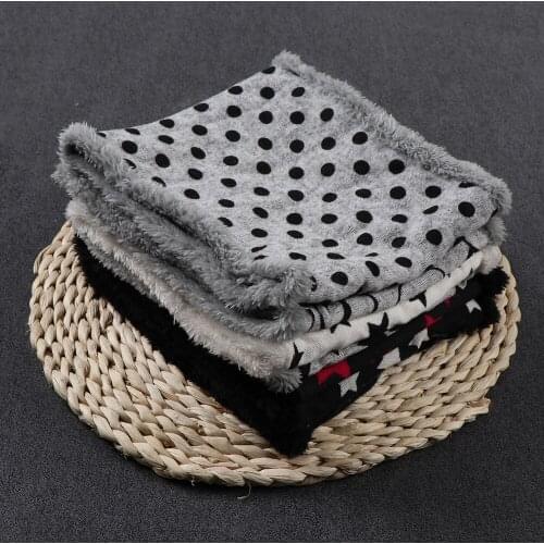 Autumn Winter Children Scarf Five Stars Print Baby Scarf Boys And Girls Cotton Kids Polka Dot Print Ring Children Loop Scarves