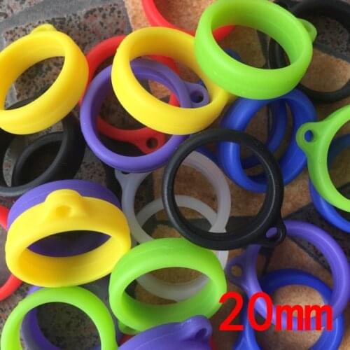 500PCS 20mm-35mm Vape Atomizer Silicone Lanyard Ring For Pod Box Mod JUUI Relx Nord Zero
