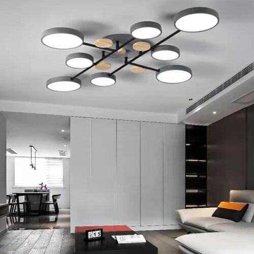 Nordic modern LED chandelier bedroom chandelier study high-end chandelier childrens room chandelier villa chandelier
