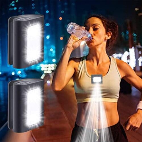 Portable USB charging LED Running light clip-on Jogging Lights suitable for camping, hiking, running, jogging, outdoor adventure