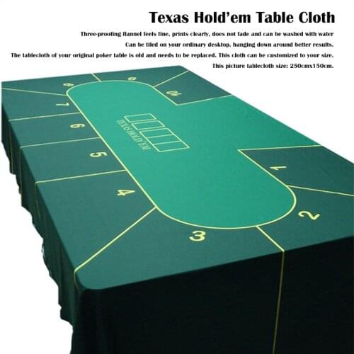 1pc Poker Game Cloth Texas Hold'em Table Mat Casino Layout good ablities of flame-proof, water-proof & pollution resisitant