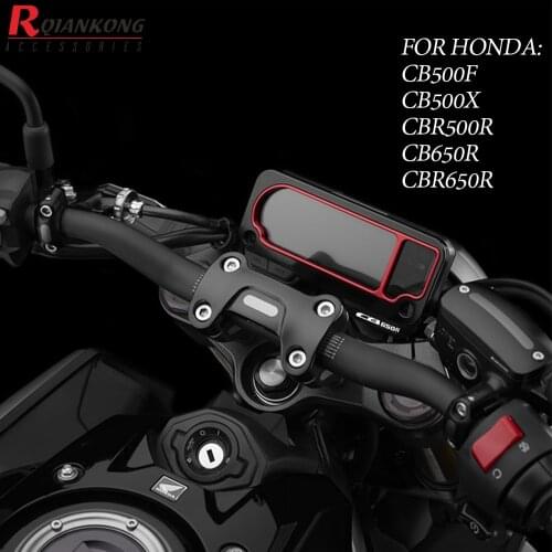 Motorcycle Led Digital Waterproof Voltmeter Meter Case Guard Cover FOR Honda CB500F CB500X CBR500R CB650R CBR650R 2019 2020 2021
