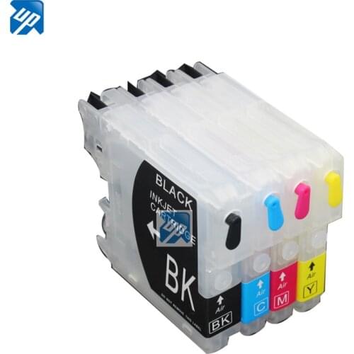 Refillable Ink Cartridges for Brother Brother LC39 LC985 LC975 DCP-J125 J315W J515W LC980