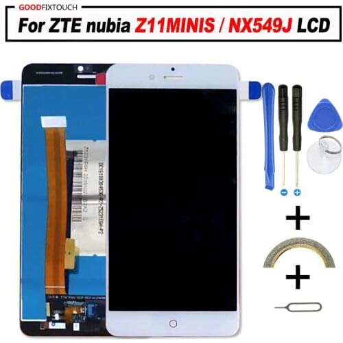 Original 5.2" For ZTE nubia Z11MINIS LCD Display + Touch Screen Digitizer Aseembly for nubia Z11 minis NX549J LCD