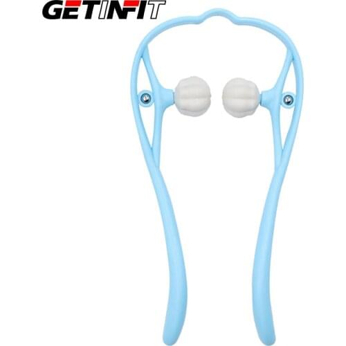 1PCS Pressure Point Therapy Neck Massage Tool Dual Trigger Point Self Massager Relieve Pressure Roller Massage Neck Shoulder