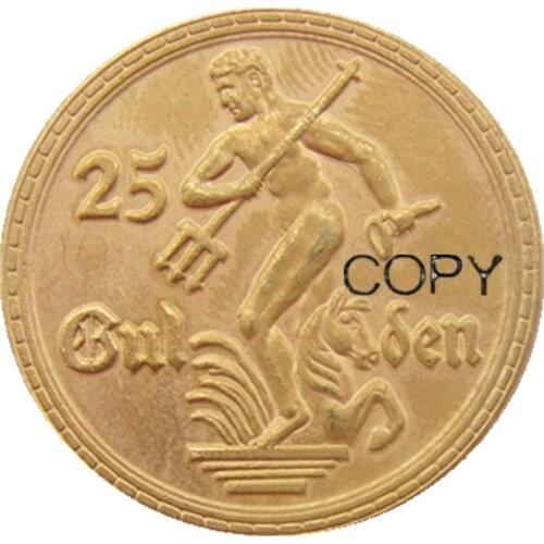 Poland 25 Gulden 1923 Gold Plated Copy Coin