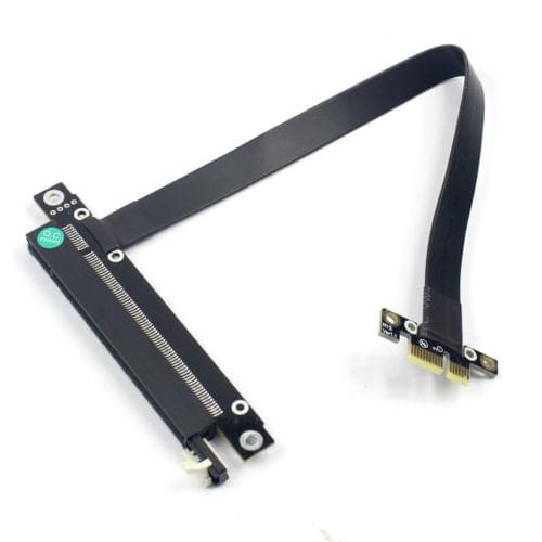 25cm Graphics Extension Cable PCIe 3.0 x16 to x1 A Riser Card N Card PCI-E Cables Full Speed for Bitcoin BTC Miner