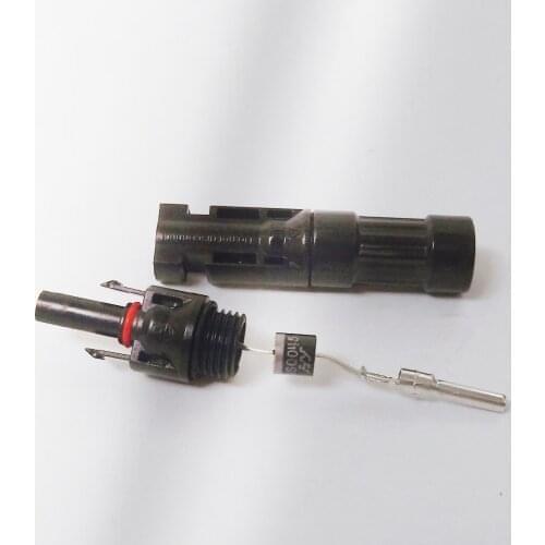 50pcs Diode Connector 10A/15A/20A/30A for Solar PV System DC Diode Solar Plug Connector