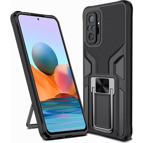 For Xiaomi Redmi Note 10 Pro 4G 10S 9 Pro Max Case for Redmi Note 9 9S K40 Pro Magnetic Car Holder Armor Case Protective Cover
