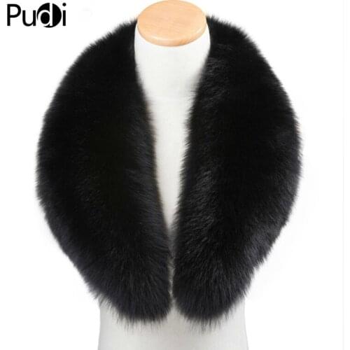 CLF004 Genuine Winter Women Fox Fur Scarf Scarves Wrap Neck Warmer Shawl Collar 100cm