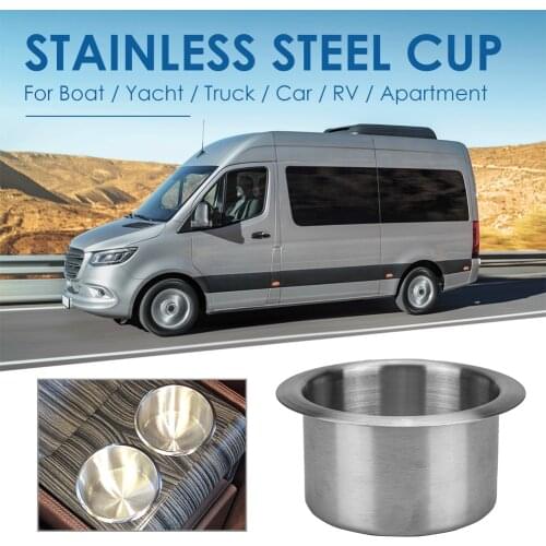 Stainless Steel Cup Drink Holder Thermal Heater Cups Boiling Water Accessories for Car Auto Marine Boat Yacht Truck RV Camper