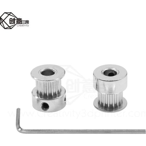 3D Printer Parts Bore 3.17mm/5mm Width 6mm/10mm Synchronous Wheel GT2-16T synchronous wheel nbelt pulley 2 GT round pulley gear