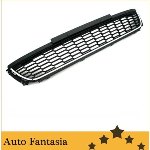 Chrome Front Center Lower Grille for Volkswagen Polo 6R Free Shipping