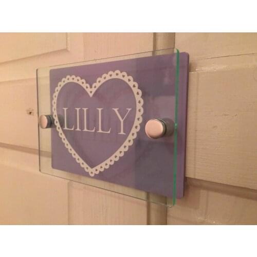 Personalised Door Sign Kids Bedroom Room Sign Childrens Name Acrylic Plaque