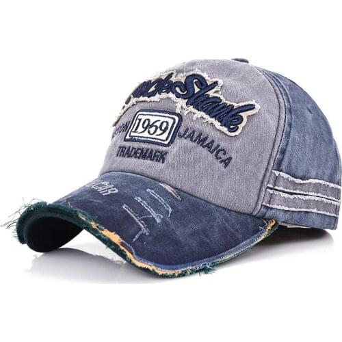 Spring Summer embroidery cowboy baseball cap duck tongue cotton sun hat peaked cap Mens cap Womens cap Human hat Panama hat