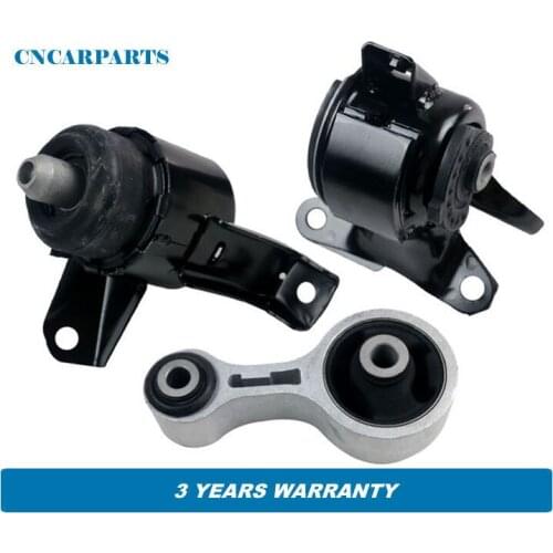 Rear Left Right Engine Motor Mount Set 3 Fit for Mazda 6 02-08 2.3L Auto Manual