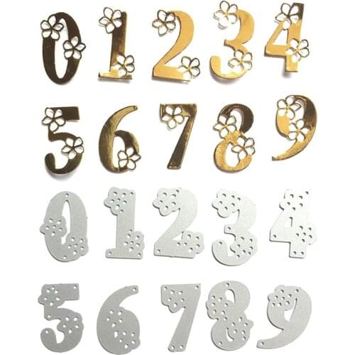 Metal Cutting Dies Flower Number Alphabet Frame Dies Scrapbooking Background Stamps Craft Die Cut New 2020 Party Card Making