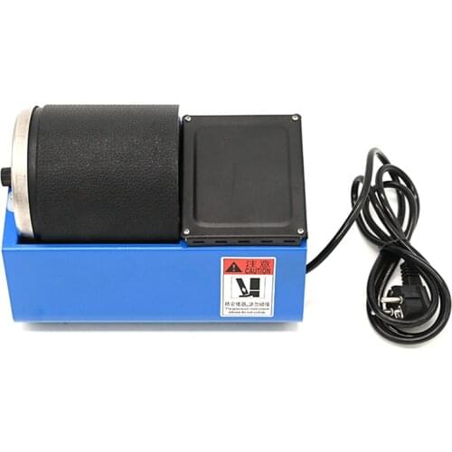 2021 New Mini Rotary Polishing Machine bead Polisher with Rubber Buckets Roll barrel rotary grinding Jewelry Tools