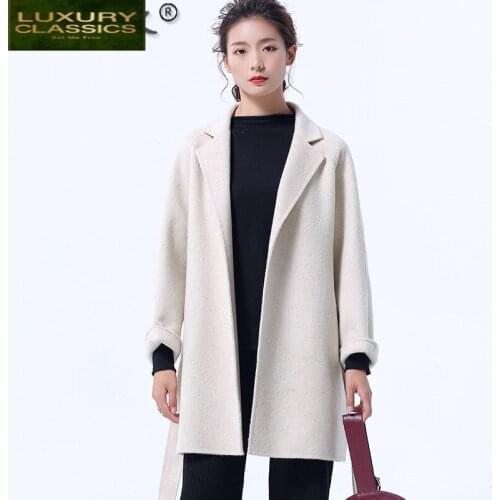 Fashion Autumn 90% Wool Coat Women Korean Stylel Coat Female Woman Coats and Jackets Womens Clothing Abrigos Para Mujer