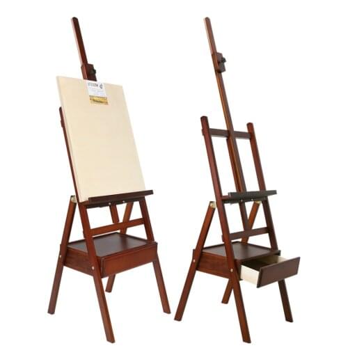 Solid Wood Easel Caballete De Pintura Artist Oil Paint Stand Atril Madera Watercolor Painting Stand Art Supplies for Artist