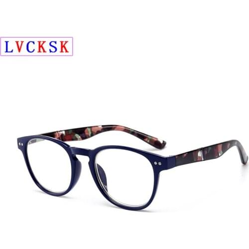 Women Presbyopia Glasses magnifier Men Reading Glasses Old Man farsighted Eyeglasses Spring Rice Rivets Design Printing Legs L3
