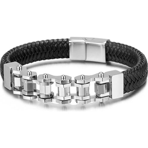 HAOLYNJOY Stainless Steel Roller Trend Mens Bracelet 215mm Bracelets Holiday Gift Atmosphere Fashion Jewelry